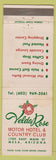 Matchbook Cover - Velda Rose Motor Hotel Country Club Mesa AZ