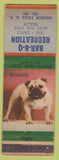 Matchbook Cover - BBQ Recreating bowling Hoosick Falls NY