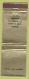 Matchbook Cover - Bar With No Name Sausalito CA WEAR