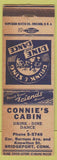 Matchbook Cover - Connie's Cabin Bridgeport CT