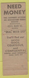Matchbook Cover - Leo Finance Co Minneapolis Anoka MN