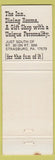 Matchbook Cover - Historic Strasburg Restaurant PA