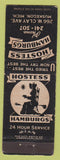 Matchbook Cover - Hostess Hamburgers Muskegon MI WEAR