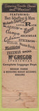 Matchbook Cover - Man's Shop McAllen Harlingen TX