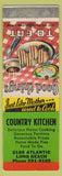 Matchbook Cover - Country Kitchen Long Beach CA