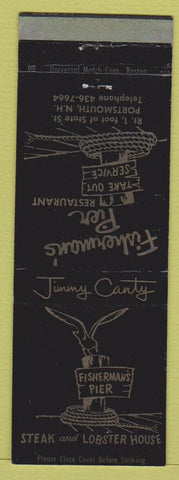 Matchbook Cover - Fisherman's Pier Restaurant Portsmouth NH WEAR