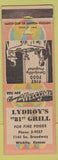 Matchbook Cover - Lydroy's 81 Grill Wichita KS WEAR
