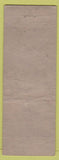 Matchbook Cover - MR Segall Co Coal Baltimore MD