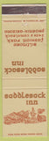 Matchbook Cover - Saddleback Inn Phoenix AZ WORN