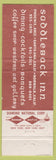 Matchbook Cover - Saddleback Inn Phoenix AZ WORN