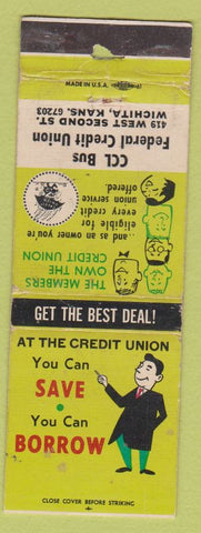 Matchbook Cover - CCL Bus Credit Union Wichita KS WEAR