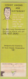 Matchbook Cover - CCL Bus Credit Union Wichita KS WEAR