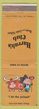 Matchbook Cover - Harrah's Club Casino Reno Lake Tahoe NV