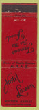 Matchbook Cover - Hotel Lassen Wichita KS WORN