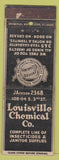 Matchbook Cover - Louisville Chemical Janitor Supply
