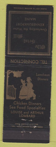 Matchbook Cover - Olde Grist Mill Keenebunkport ME