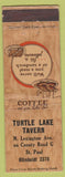 Matchbook Cover - Turtle Lake Tavern St Paul MN WORN