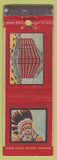 Matchbook Cover - Narragansett Hotel Providence RI Native American Indian