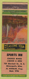 Matchbook Cover - Sports Inn Minneapolis MN