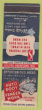 Matchbook Cover - Auto Body Fender Training Chicago IL
