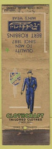 Matchbook Cover - Robbins Men's Clothes WEAR'