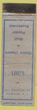 Matchbook Cover - Lou's Newark NJ WORN'