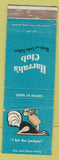Matchbook Cover - Harrah's Club Casino Reno Lake Tahoe NV WORN'