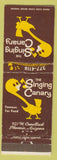 Matchbook Cover - Singing Canary Phoenix AZ
