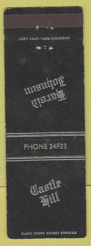 Matchbook Cover - Castle Hill Black River Fall Merrillan WI WEAR