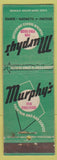 Matchbook Cover - Murphy's Denver Colorado fountain WEAR'
