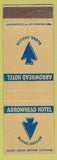 Matchbook Cover - Arrowhead Hotel Burns OR