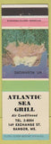 Matchbook Cover - Atlantic Sea Grill Bangor ME
