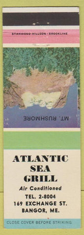 Matchbook Cover - Atlantic Sea Grill Bangor ME