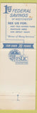 Matchbook Cover - 1st Federal Savings Westchester IL