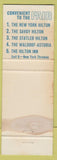 Matchbook Cover - 1964 New York World's Fair Hilton WEAR