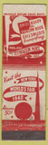 Matchbook Cover - 1939 New York World's Fair Lion Match red WORN