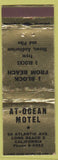 Matchbook Cover - At Ocean Motel Long Beach CA WEAR