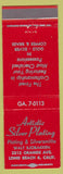 Matchbook Cover - Artistic Silver Plating Long Beach CA