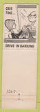 Matchbook Cover - 1st National Bank Oconomowoc WI Okauchee