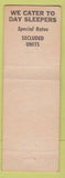 Matchbook Cover - Atlantic Blvd Motel Long Beach CA