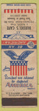 Matchbook Cover - Buedel's Cafe ssex MD WORN WWII