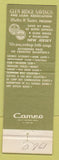 Matchbook Cover - Glen Ridge Savings Loan Roseland NJ silver
