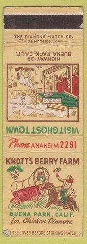 Matchbook Cover - Knott's Berry Farm Buena Park CA