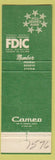 Matchbook Cover - First National Bank Des Plaines IL