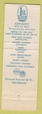 Matchbook Cover - 1st Federal Savings Westfield NJ