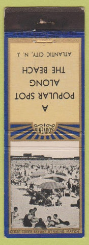 Matchbook Cover - The Beach Atlantic City NJ