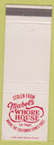 Matchbook Cover - Mabel's Whore House Las Vegas NV white