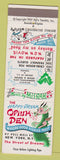 Matchbook Cover - Opim Den New York City Gag Joke