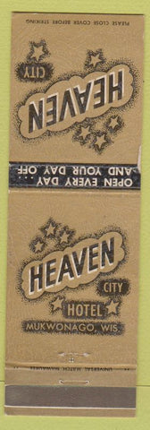 Matchbook Cover - Heaven Hotel Mukwonago WI