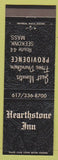 Matchbook Cover - Hearthstone Inn Providence RI